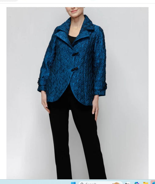 IC Collection 7510J 1PC Double Collar Pucker Jacket