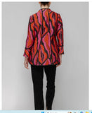 IC Collection 7522J 1PC Long Sleeve OUTBINDING HIGH TO LOW JACKET