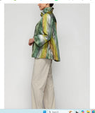 IC Collection 7572J 1PC Back Pleated Jacket With Balloon Sleeves