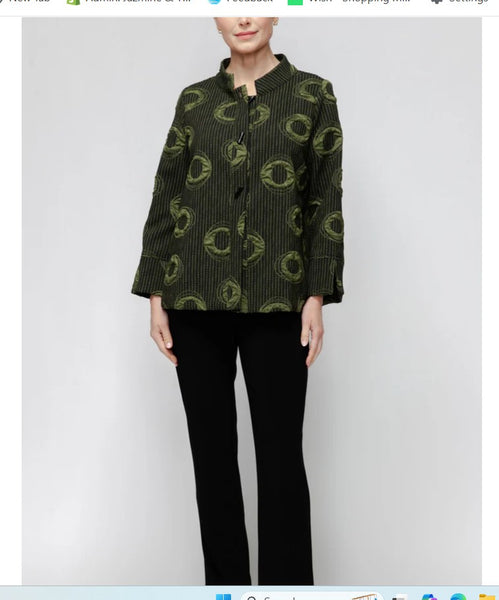 IC Collection 7593J Madalin Collar Jacket