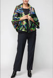 IC Collection 7350J 1PC Multi-Color Big Collar Jacket Long Sleeves. Wide Lapel.