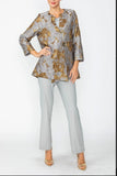 IC Collection 7540J 1PC Gray Two Front Button Jacket