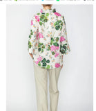 IC Collwction 7906J 1PC Asymmetric One Button Jacket With Bubble Sleeves