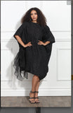 Luxe Moda LM-387 - Black - Overlay Lace Dress Luxe Moda
