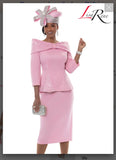 Lisa Rene Style 3373  2PC Jacket/Skirt Suit With Poly/Spandex Fabric