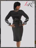 Lisa Rene Style 3378 1PC Dress Poly/Spandex Fabric