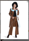 Love The Queen Style 17580 2PC Long Coat/Pants Love The Queen