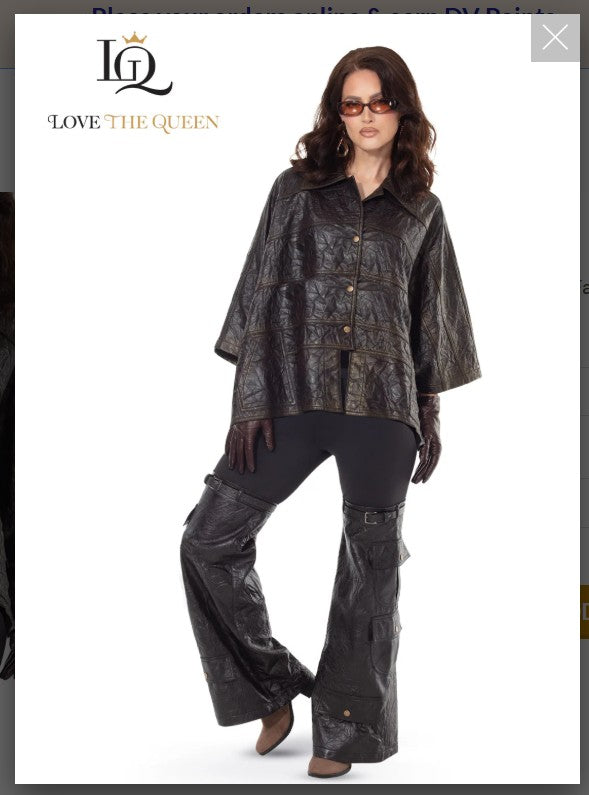 Love The Queen Style 17621 2PC Jacket/Pant Set