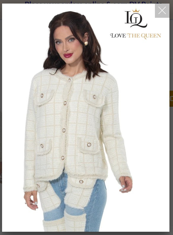 Love The Queen Style 17630-J Jacket Pant Sold Separate