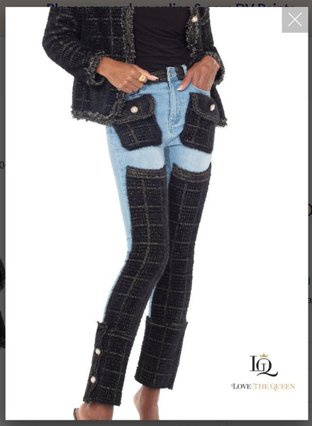 Love The Queen Style 17630 1PC Pant Jacket Sold Separate