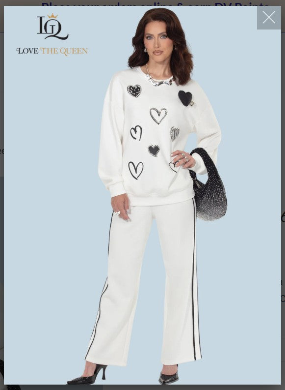 Love The Queen Style 17638 2PC Top And Pant Set