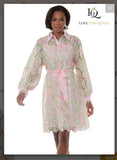Love The Queen Style 17650 2PC Dress & Slip Set