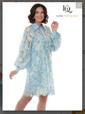 Love The Queen Style 17650 2PC Dress & Slip Set