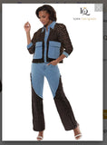 Love The Queen Style 17654 2PC Jacket/Pant Set