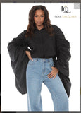 Love The Queen Style 17670 1PC Lamp Sleeve Blouse
