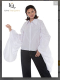 Love The Queen Style 17670 1PC Lamp Sleeve Blouse