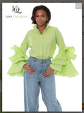 Love The Queen Style 17671 1PC Long Sleeve Shirt