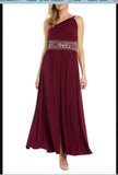 RM Richards 9909 Embellished One Shoulder Evening Dress