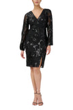 Adrianna Papell Style No: AP1E210109  Women's Sequined Sheath Dress Adrianna Papell