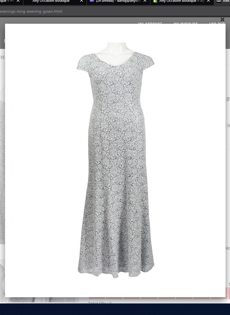 Alex Evenings 1122063 Long Evening Gown Alex Evenings