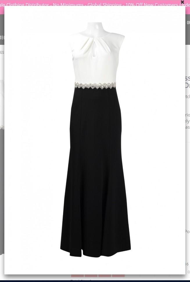 Alex Evenings 160108 Boat Neck Sleeveless Zipper Back Alex Evenings