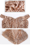 Gold Off Shoulder Evening Gown - Jazmine & Yazmine Designer Boutique