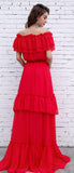 Red Maxi Dress - Jazmine & Yazmine Designer Boutique