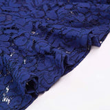 GRACE KARIN Retro Floral Lace Boat Neck Short Sleeve Mermaid Slim Pencil Dress - Jazmine & Yazmine Designer Boutique