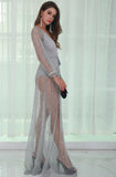 Silver Glitter Backless Dress - Jazmine & Yazmine Designer Boutique