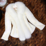 Women Warm Fake Fur Coats S-3XL New Fashion FAUX Fur Coat Elegant Thick Warm Outerwear Fake Fur Jacket - Jazmine & Yazmine Designer Boutique