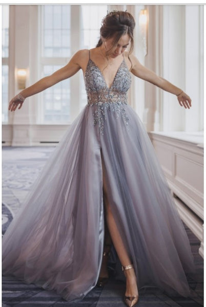 Andrea & Leo Couture A0672 Ophelia Beaded Strapped Tulle Ball Gown Andrea & Leo Couture