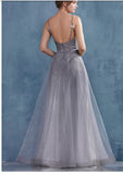 Andrea & Leo Couture A0936 Caterina Gown A Night Sky Metallic Ombre With Glitter Andrea & Leo Couture