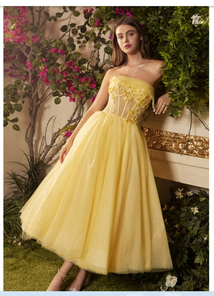 Andrea & Leo Couture A1055 Sunshine Tea Dress Andrea & Leo Couture