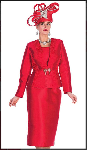 Champagne Italy 5722 2PC Jacket/Skirt Church Suit Champagne Italy