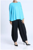 IC Collection 6769T Long Sleeve Short Style Tunic  With Boat Neck line IC Collection