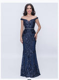 Nina Canacci 1404  Off The Shoulder Sleeveless Gown Nina Canacci