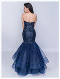 Nina Canacci 1407 Strapless Layered Mermaid Gown For Any Special Occasion Nina Canacci