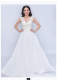 Nina Canacci 1449 Long formal dress. A V-neckline top this glamorous ensemble Nina Canacci