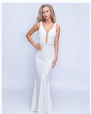 Nina Canacci 1402 Sleeveless Sequin Long Gown W-Mesh Insert Nina Canacci
