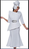 Stellar Looks 1672 2PC  3/4 Inch Sleeves A-Line Skirt Suit Ready For Church Stellar Looks