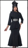 Stellar Looks 1672 2PC  3/4 Inch Sleeves A-Line Skirt Suit Ready For Church Stellar Looks