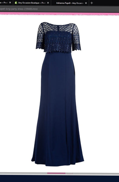 Adrianna Papell AP1E203288 Long Party Dress Adrianna Papell