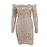 Strapless Glitter Dress - Jazmine & Yazmine Designer Boutique