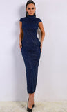 High Neck Cocktail Dress - Jazmine & Yazmine Designer Boutique