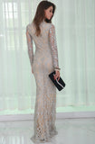 Silver Glitter Evening Dress - Jazmine & Yazmine Designer Boutique