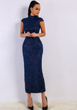High Neck Cocktail Dress - Jazmine & Yazmine Designer Boutique
