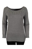 Vila Milano 10211 041    By Sioni Knit Sweater - Jazmine & Yazmine Designer Boutique