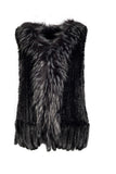 Sioni Faux Fur Vest Jacket. 10488 051 - Jazmine & Yazmine Designer Boutique