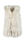 Sioni 10488 051  Faux Fur Vest Jacket. - Jazmine & Yazmine Designer Boutique